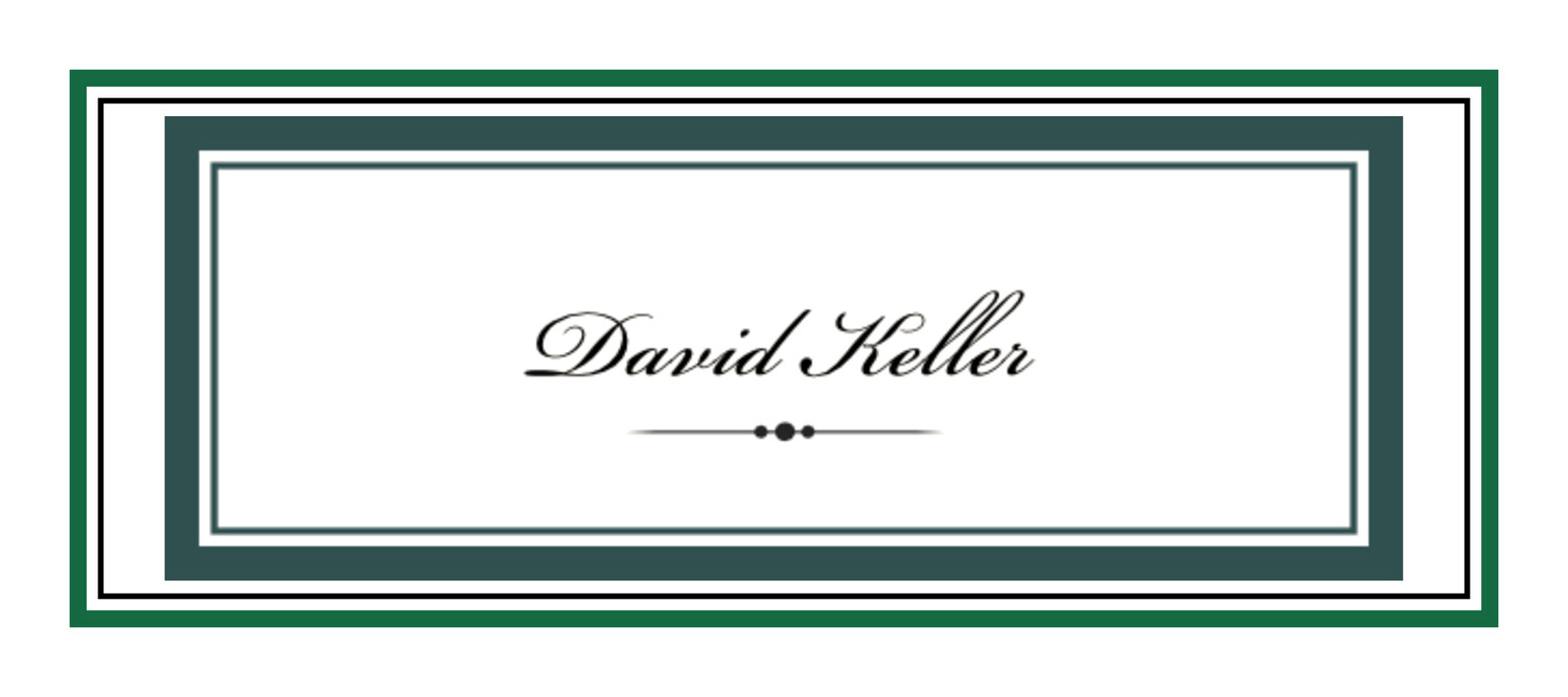 Divider 0498 Contemporary and Classic Place Cards