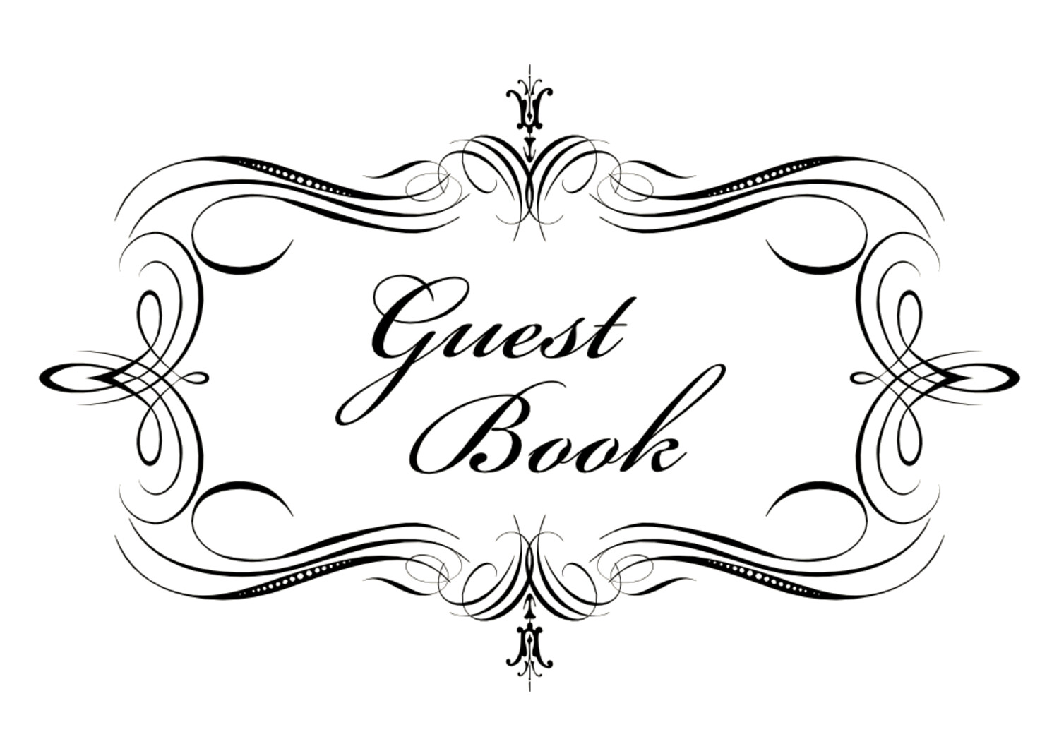 Flourish Monogram 21 Contemporary and Classic Table Names