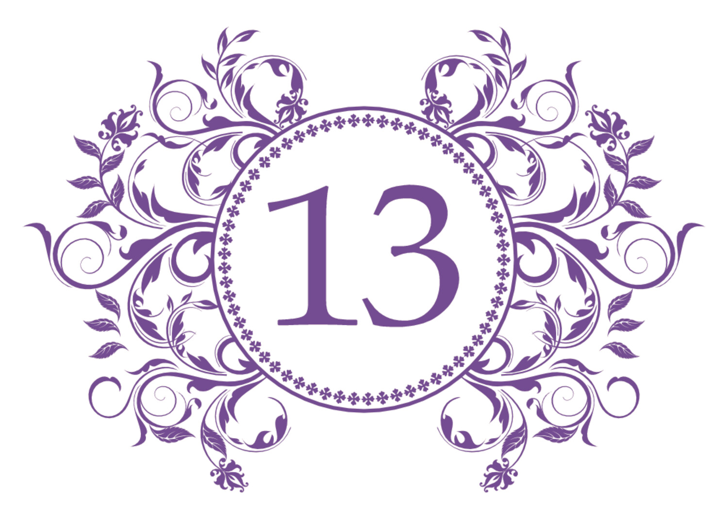 Gingee Full Contemporary and Classic Table Numbers