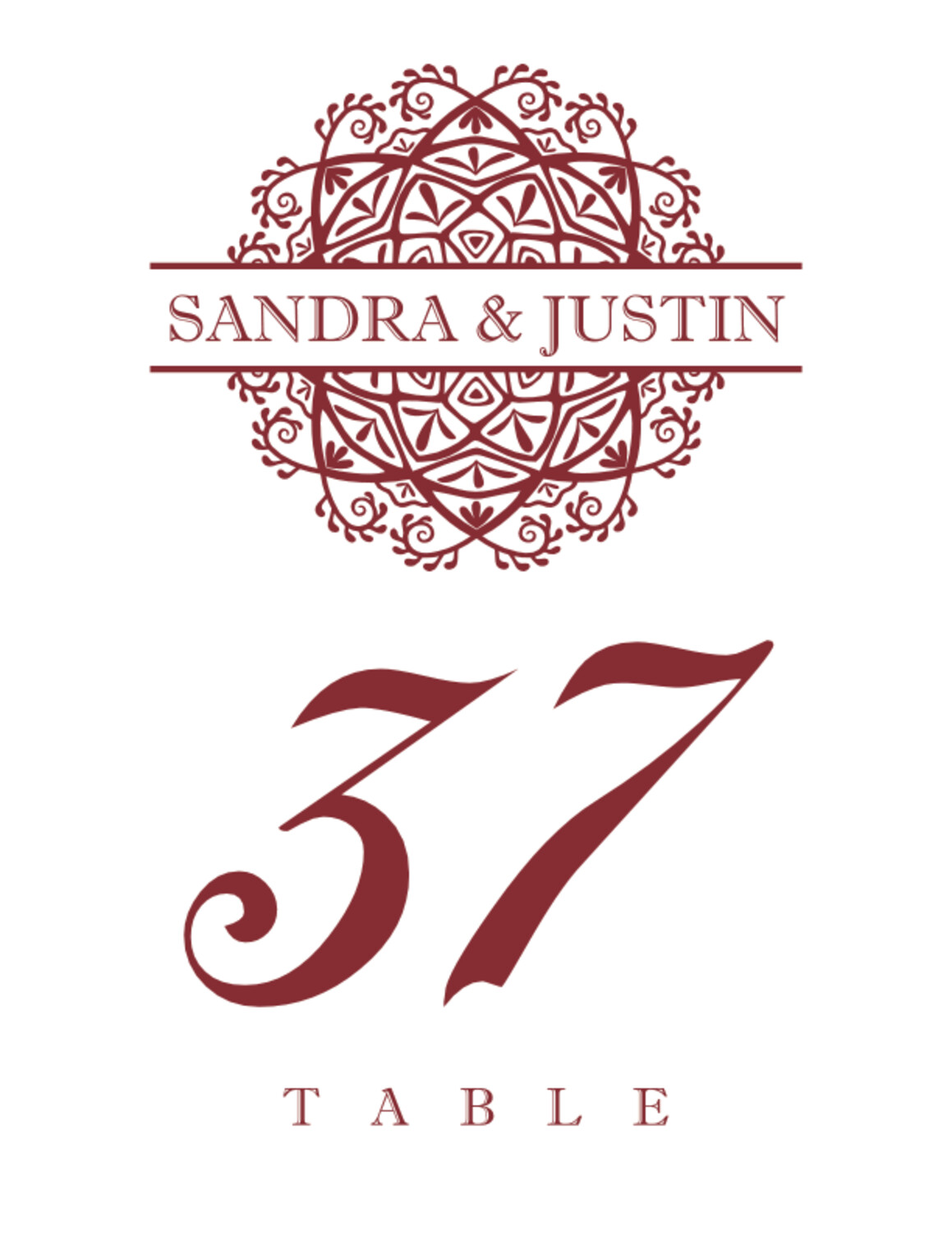 Mandala Monogram