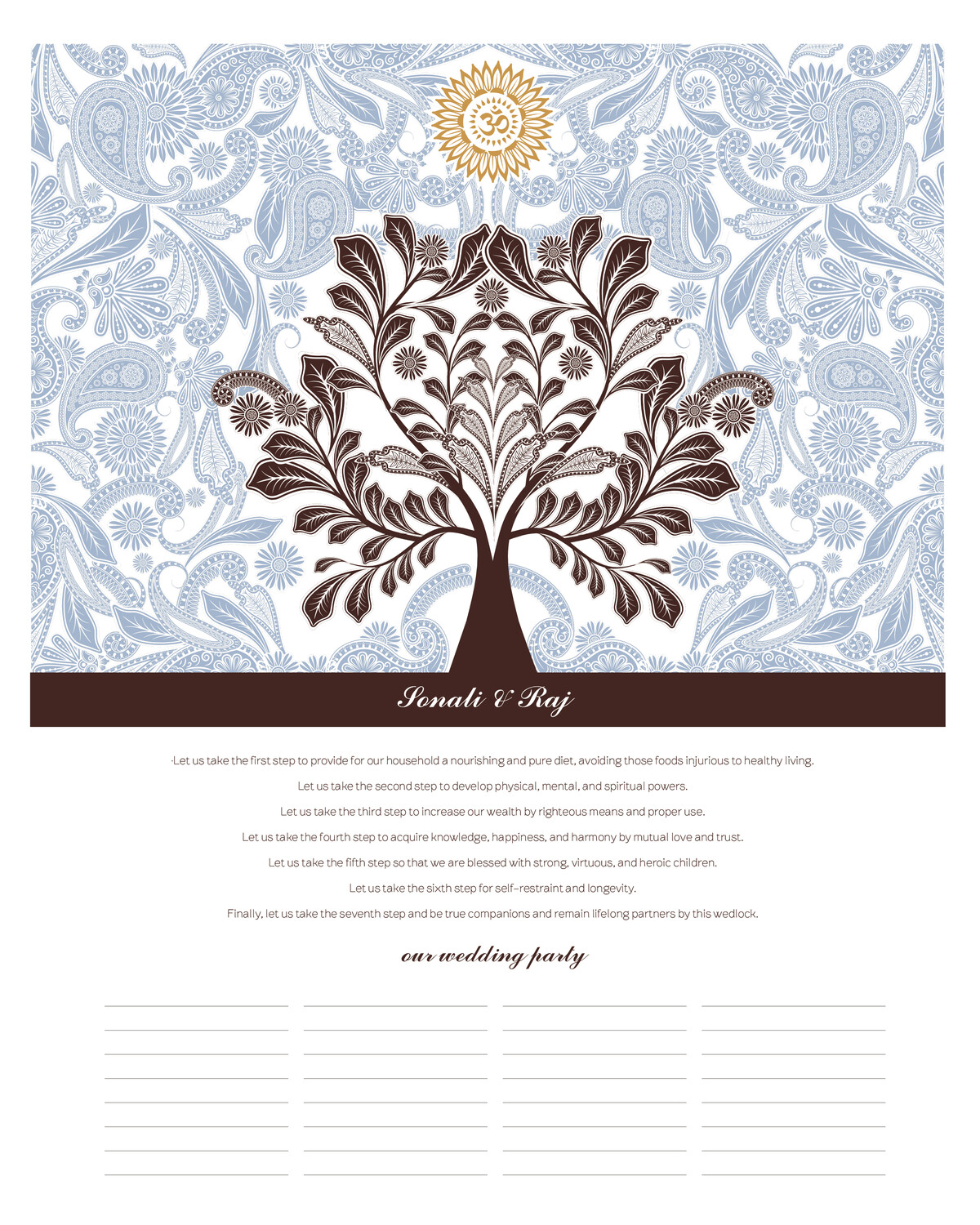 My Paisley Life Indian Wedding Certificates