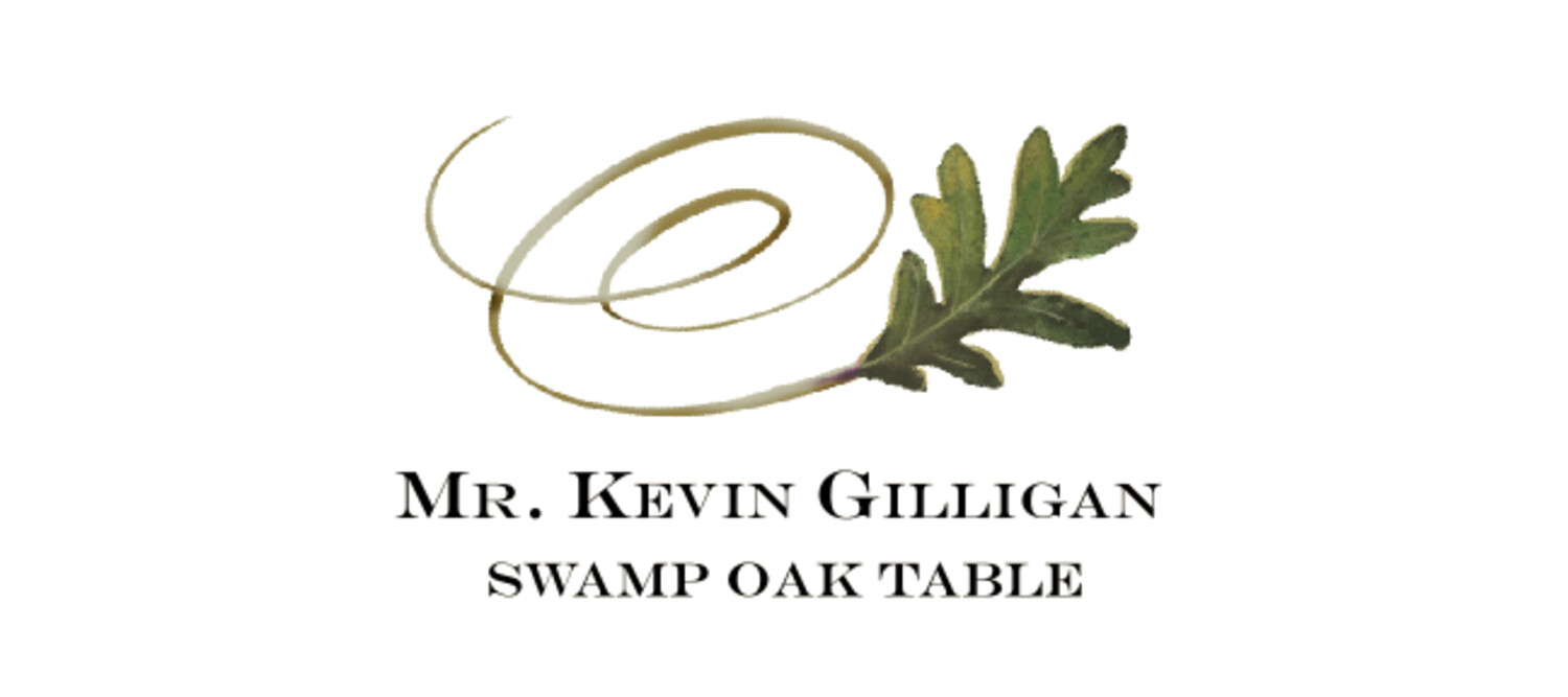 Swamp Oak Swirly Leaf Autumn/Fall Leaves Place Cards