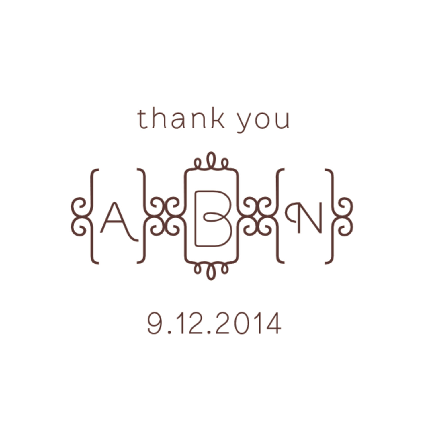 Brownstone Brackets Contemporary and Classic Favor Tags