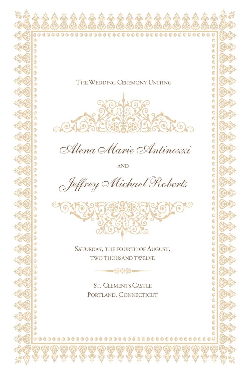 Dharma-Awakening Indian/Hindu Wedding Programs