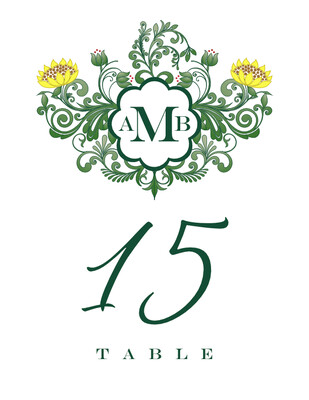 Flourish Monogram 04B