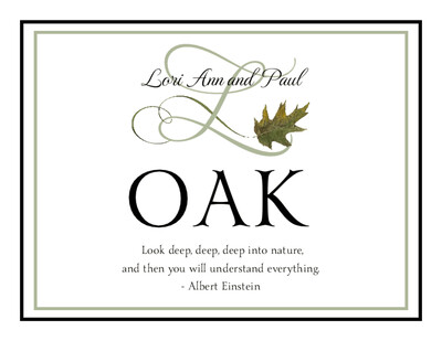 Wispy Oak Leaf