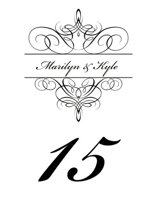 Flourish Monogram 05B