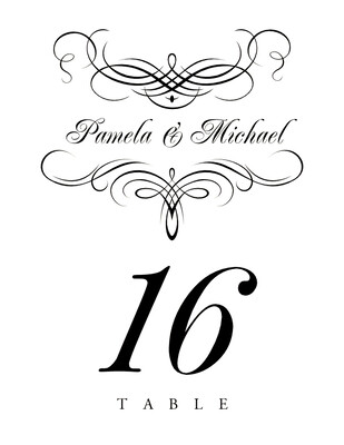 Flourish Monogram 08B