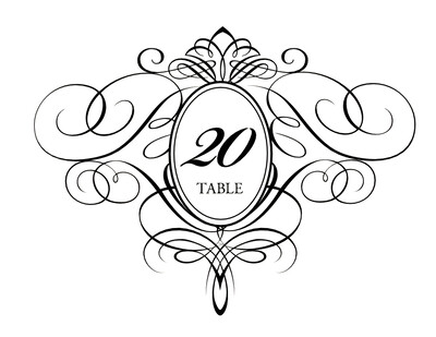 Flourish Monogram 15