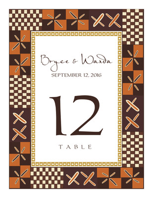 African Kuba Pattern