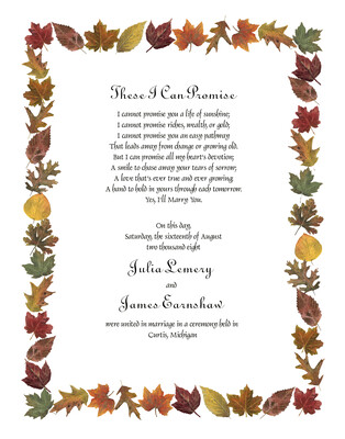 Colorful Leaves Border 01