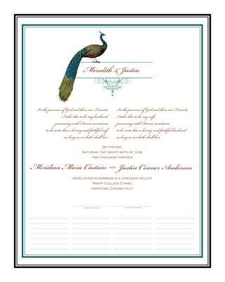 Peacock Flourish