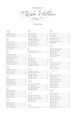 Poem Script Monogram