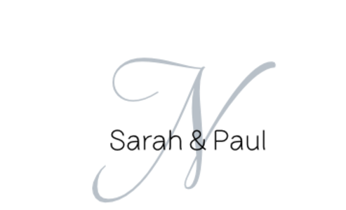 Monogram: Adios Script Monogram 08