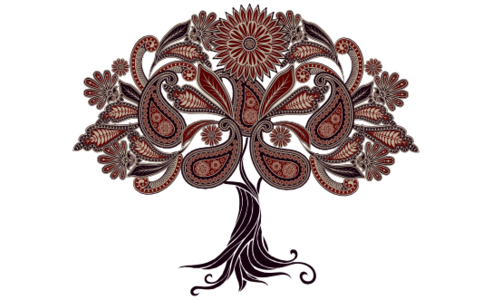Monogram: Ananda Tree Indian Monogram