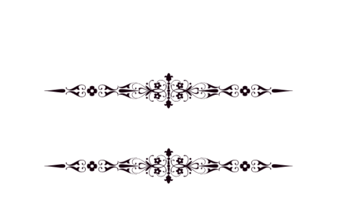Monogram: Dancing Divider Indian Monogram