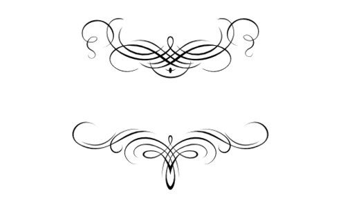 Monogram: Flourish Monogram 08