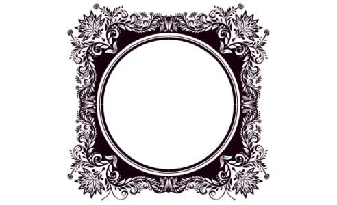 Monogram: Kama Circle Indian Monogram