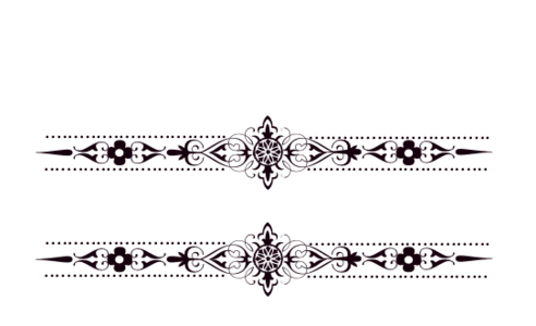 Monogram: Mandala Divider Indian Monogram
