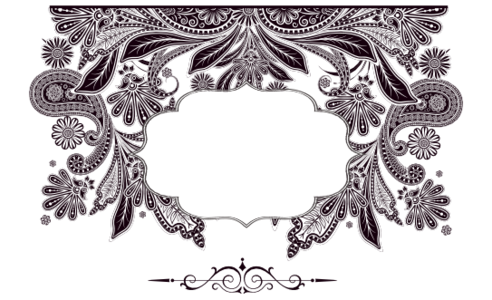 Monogram: Paisley Swag Indian Monogram