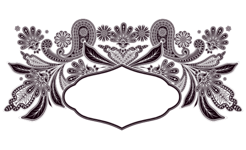 Monogram: Paisley Swash Indian Monogram