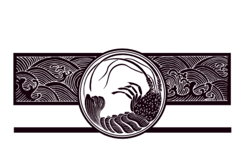 Monogram: Prawn Pattern Chinese Monogram