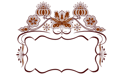 Monogram: Rasm e Henna 03 Indian Monogram