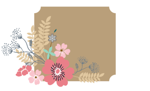 Monogram: Spring Dance Box Botanical Monogram