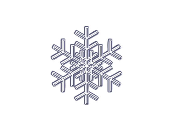 Snowflake Drawing 02 Winter and Holiday Wedding Illustration