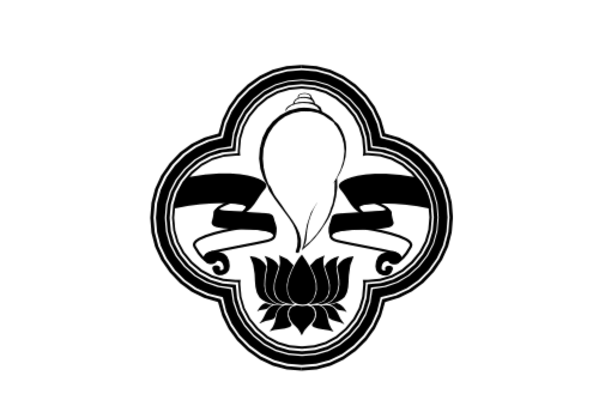 Cultural Illustrations Auspicious Symbol Badge - Conch Artwork