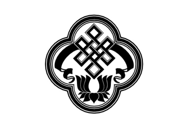 Cultural Illustrations Auspicious Symbols - Endless Knot Artwork