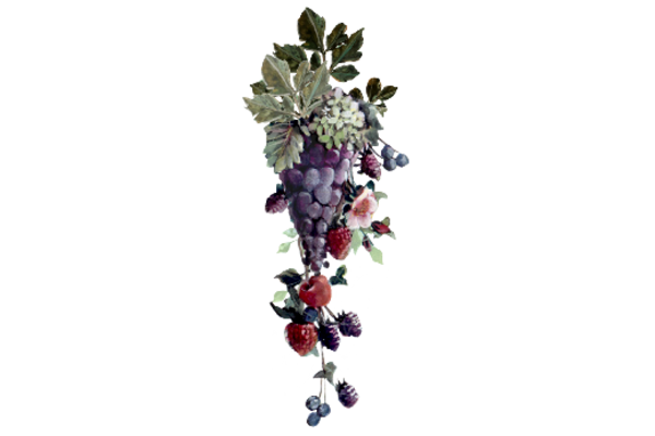 Spring Flowers, Autumn Leaves, Grapes Grapes and Berries Artwork