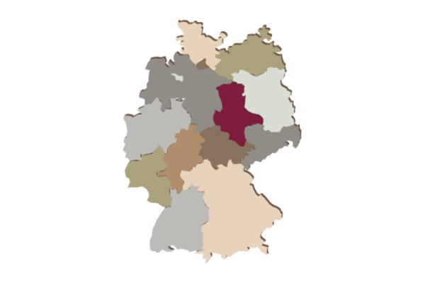 Cultural Illustrations Map of Germany Artwork