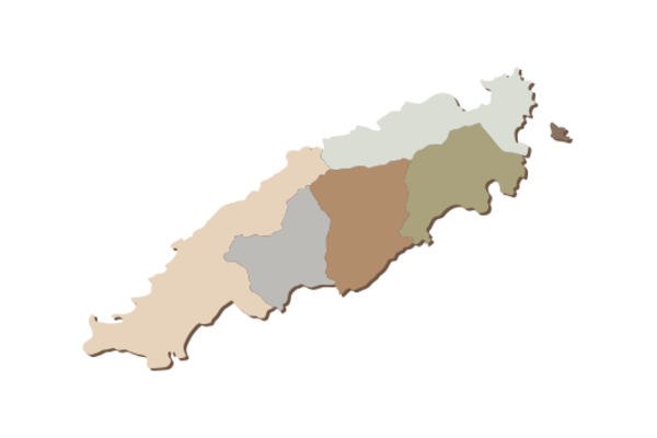 Cultural Illustrations Map of Tobago Artwork