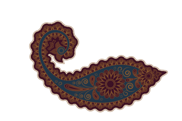 Cultural Illustrations Paisley 06 Artwork