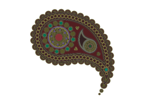 Cultural Illustrations Paisley 12 Artwork