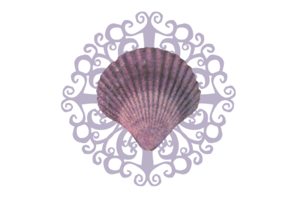 Seashells, Fish, and Beach Seashell Flourish 02 Artwork