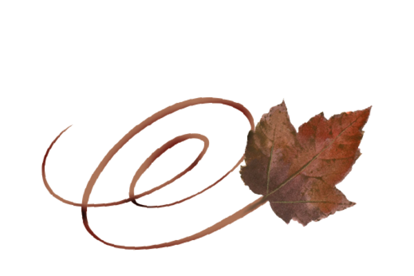 Spring Flowers, Autumn Leaves, Grapes Swirly Boxelder Leaf Artwork