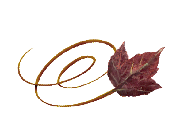 Spring Flowers, Autumn Leaves, Grapes Swirly Poplar Leaf Artwork