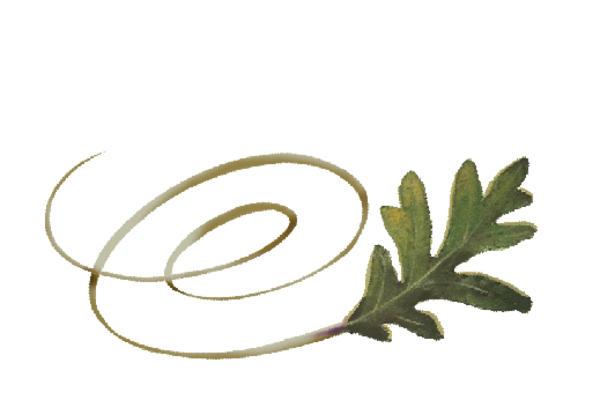 Spring Flowers, Autumn Leaves, Grapes Swirly Swamp Oak Leaf Artwork